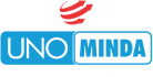 Uno Minda alloy wheels logo